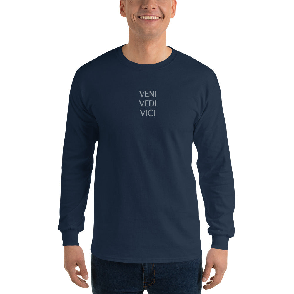 VENI VEDI VICI Men’s Long Sleeve Shirt