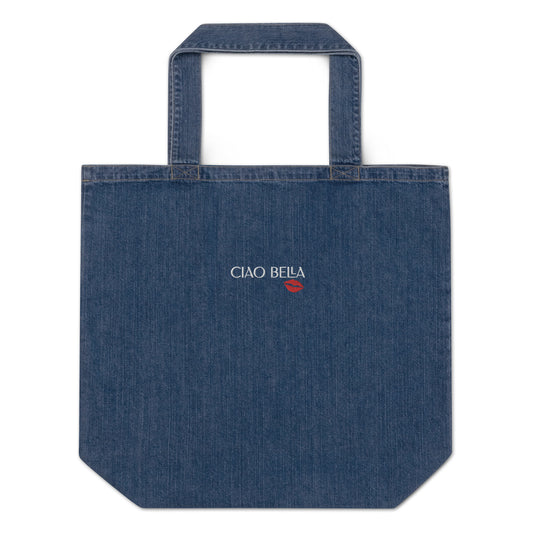 Ciao Bella Organic Cotton Denim Tote Bag