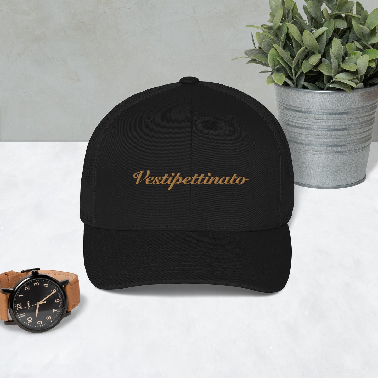 Vestipettinato Logo Mesh Cap