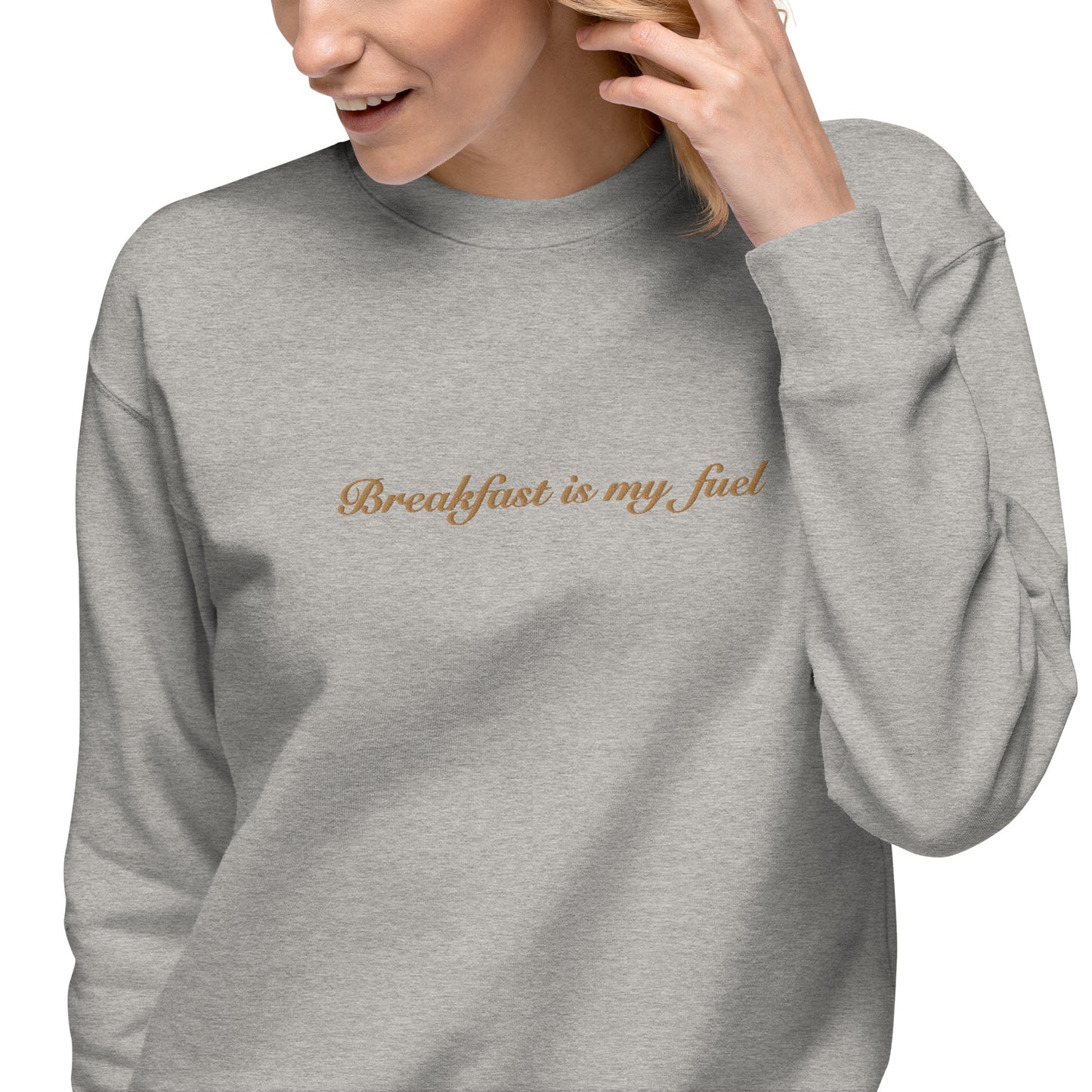 “Breakfast is my fuel” Unisex Sweatshirt